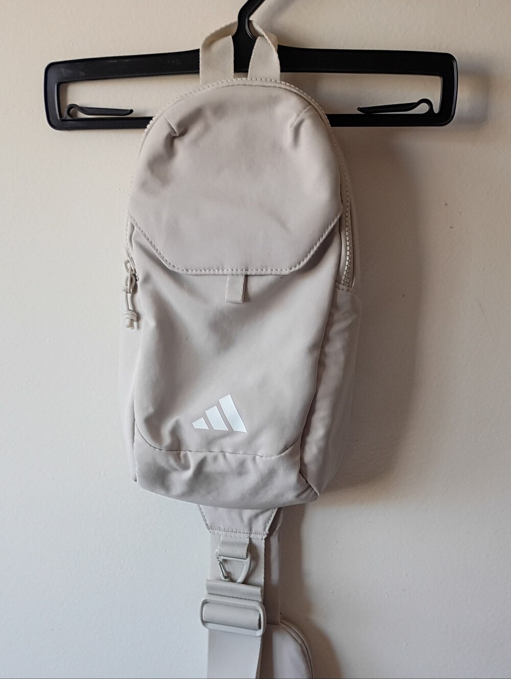 Adidas Men’s Light Grey Sling Bag - Compact Everyday Carry